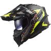 LS2 MX701 EXPLORER CARBON EXTEND adventure helma matná-H-V-žlutá